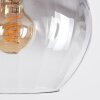 Koyoto Hanglamp, Kogellampje, Hanglamp Duidelijk, Rookkleurig, 6-lichts