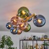 Gastor Plafondlamp, Kogellampje Goud, Zwart, 10-lichts