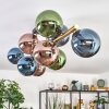 Gastor Plafondlamp, Kogellampje Goud, Zwart, 10-lichts
