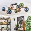 Gastor Plafondlamp, Kogellampje Goud, Zwart, 10-lichts