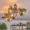 Gastor Plafondlamp, Kogellampje Goud, Zwart, 10-lichts