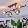 Chehalis Plafondlamp, Kogellampje Zwart, 5-lichts