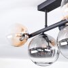 Chehalis Plafondlamp, Kogellampje Zwart, 5-lichts
