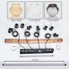 Koyoto Hanglamp, Kogellampje, Hanglamp Natuurlijke kleuren, Zwart, 4-lichts