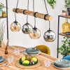 Koyoto Hanglamp, Kogellampje, Hanglamp Natuurlijke kleuren, Zwart, 4-lichts