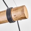 Koyoto Hanglamp, Kogellampje, Hanglamp Natuurlijke kleuren, Zwart, 4-lichts