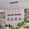 Koyoto Hanglamp, Kogellampje, Hanglamp Natuurlijke kleuren, Zwart, 4-lichts