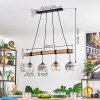 Koyoto Hanglamp, Kogellampje, Hanglamp Natuurlijke kleuren, Zwart, 4-lichts