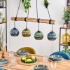 Koyoto Hanglamp, Kogellampje, Hanglamp Natuurlijke kleuren, Zwart, 4-lichts