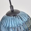 Koyoto Hanglamp, Kogellampje, Hanglamp Natuurlijke kleuren, Zwart, 4-lichts
