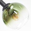 Koyoto Plafondlamp, Kogellampje Blauw, Goud, Groen, Duidelijk, Koperkleurig, 6-lichts
