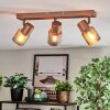 Nelar Plafondlamp, Plafondspot Brons, Chroom, 3-lichts