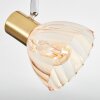 Saire Plafondlamp, Plafondspot Chroom, Messing, 4-lichts