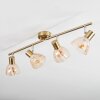 Saire Plafondlamp, Plafondspot Chroom, Messing, 4-lichts