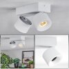 Narel Plafondlamp, Plafondspot LED Wit, 2-lichts