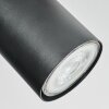 Orlan Plafondlamp, Plafondspot Chroom, Natuurlijke kleuren, Zwart, 3-lichts