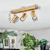 Javel Plafondlamp, Plafondspot Goud, 3-lichts