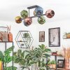 Koyoto Plafondlamp, Kogellampje Blauw, Goud, Groen, Koperkleurig, 8-lichts