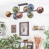 Koyoto Plafondlamp, Kogellampje Blauw, Goud, Groen, Koperkleurig, 8-lichts
