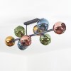 Koyoto Plafondlamp, Kogellampje Blauw, Goud, Groen, Koperkleurig, 8-lichts