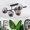 Chehalis Plafondlamp, Kogellampje Zwart, 5-lichts