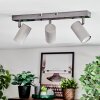 Javel Plafondlamp, Plafondspot Chroom, Grijs, 3-lichts