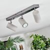 Javel Plafondlamp, Plafondspot Chroom, Grijs, 3-lichts