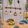Ripoll Hanglamp, Kogellampje, Hanglamp Natuurlijke kleuren, Zwart, 4-lichts