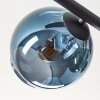Koyoto Plafondlamp, Kogellampje Blauw, Goud, Groen, 5-lichts