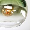 Koyoto Plafondlamp, Kogellampje Blauw, Goud, Groen, Duidelijk, 5-lichts