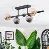 Chehalis Plafondlamp, Kogellampje Zwart, 5-lichts