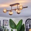 Chehalis Plafondlamp, Kogellampje Zwart, 5-lichts