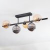Chehalis Plafondlamp, Kogellampje Zwart, 5-lichts