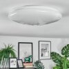 Peran Plafondlamp LED Wit, 1-licht, Kleurwisselaar