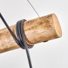 Ripoll Hanglamp, Kogellampje, Hanglamp Natuurlijke kleuren, Zwart, 5-lichts