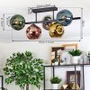 Ripoll Plafondlamp, Kogellampje Blauw, Chroom, Goud, Groen, Koperkleurig, Rookkleurig, 5-lichts