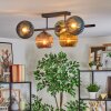 Koyoto Plafondlamp, Kogellampje Blauw, Goud, Groen, Koperkleurig, 5-lichts