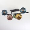 Koyoto Plafondlamp, Kogellampje Blauw, Goud, Groen, Koperkleurig, 5-lichts