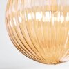 Chehalis Plafondlamp, Kogellampje Amber, 5-lichts