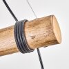 Ripoll Hanglamp, Kogellampje, Hanglamp Natuurlijke kleuren, Zwart, 4-lichts