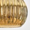 Koyoto Hanglamp, Kogellampje, Hanglamp Natuurlijke kleuren, Zwart, 4-lichts