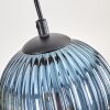 Koyoto Hanglamp, Kogellampje, Hanglamp Natuurlijke kleuren, Zwart, 4-lichts