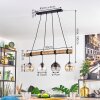 Koyoto Hanglamp, Kogellampje, Hanglamp Natuurlijke kleuren, Zwart, 4-lichts