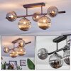 Chehalis Plafondlamp, Kogellampje Rookkleurig, 5-lichts