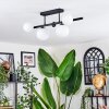 Chehalis Plafondlamp, Kogellampje Wit, 5-lichts