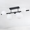 Chehalis Plafondlamp, Kogellampje Wit, 5-lichts
