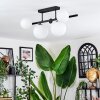 Chehalis Plafondlamp, Kogellampje Wit, 5-lichts