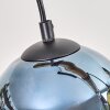 Koyoto Hanglamp, Kogellampje, Hanglamp Natuurlijke kleuren, Zwart, 4-lichts