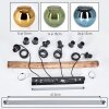 Koyoto Hanglamp, Kogellampje, Hanglamp Natuurlijke kleuren, Zwart, 4-lichts