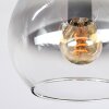 Koyoto Plafondlamp, Kogellampje Duidelijk, Rookkleurig, 2-lichts